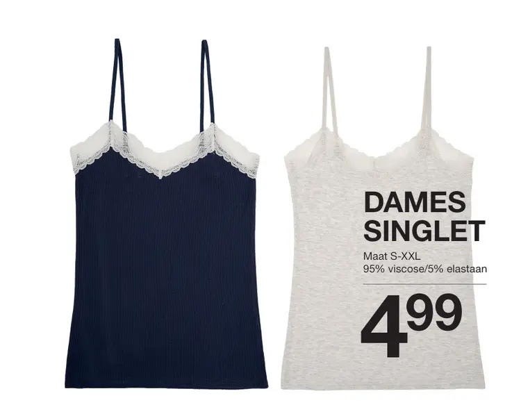 Aanbieding: Dames singlet