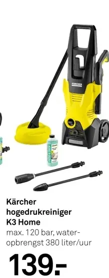Aanbieding: hogedrukreiniger K3 Home