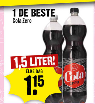 Aanbieding: 1 DE BESTE Cola Zero