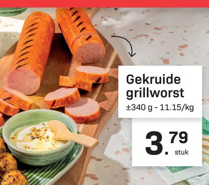Promotie: Gekruide grillworst