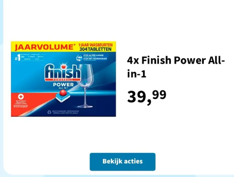 Promotie: Finish Power All-in-1