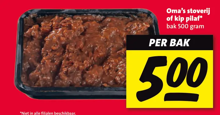 Aanbieding: Oma's stoverij of kip pilaf