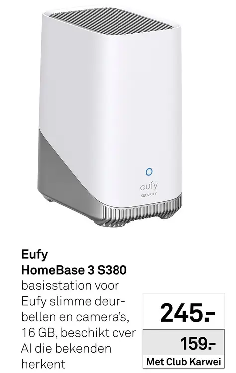 Aanbieding: Eufy HomeBase 3 S380