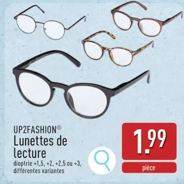 Offre: Lunettes de lecture