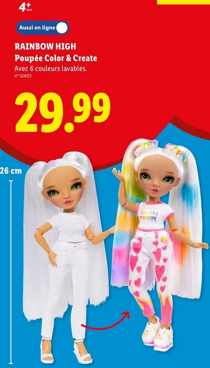 Offre: Poupée Color & Create