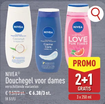 Promotie: Douchegel voor dames