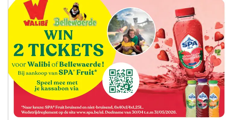 Promotie: Tickets for Walibi or Bellewaerde