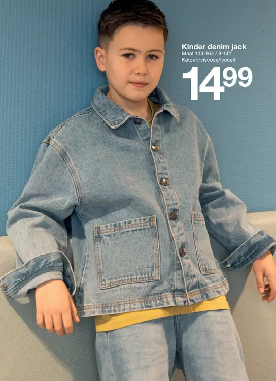 Promotie: Kinder denim jack