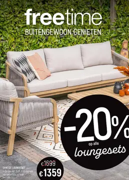 Aanbieding: Santos loungeset
