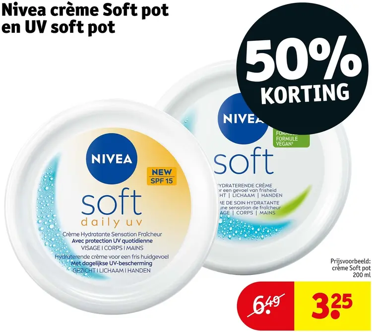 Aanbieding: Crème Soft pot en UV soft pot