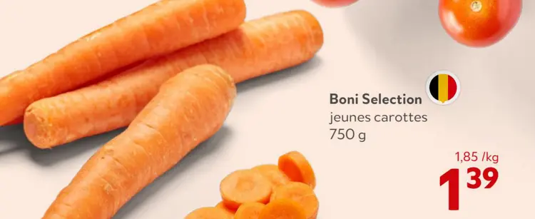 Offre: Jeunes carottes