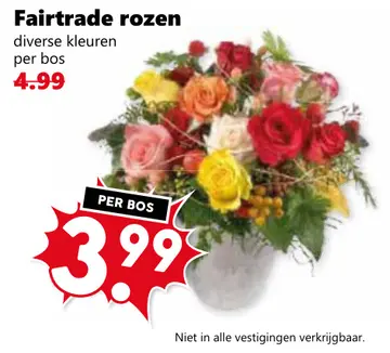 Aanbieding: Fairtrade rozen