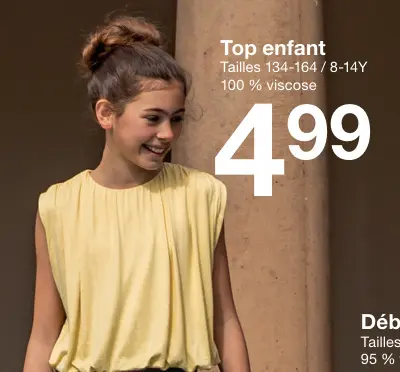 Offre: Top enfant