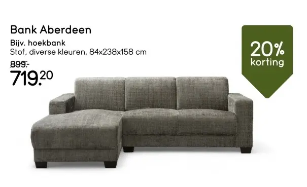 Aanbieding: Bank Aberdeen