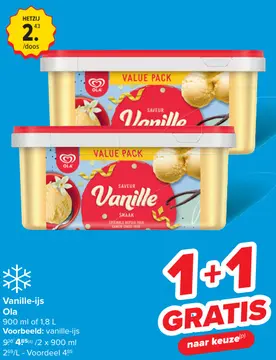 Aanbieding: Vanille-ijs