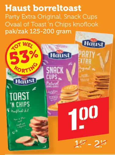 Aanbieding: borreltoast