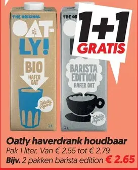 Aanbieding: Oatly haverdrank houdbaar