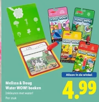 Aanbieding: Melissa & Doug Water WOW! boeken