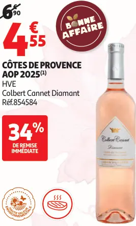 Offre: Colbert Cannet Diamant Côtes de Provence AOP 2025