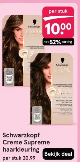Aanbieding: Creme Supreme haarkleuring