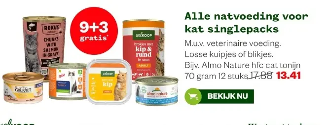 Aanbieding: Alle natvoeding voor kat singlepacks