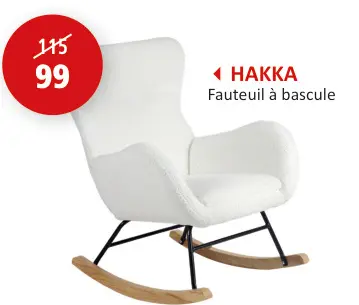 Offre: HAKKA Fauteuil à bascule