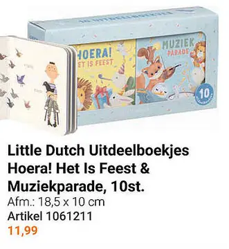 Aanbieding: Uitdeelboekjes Hoera! Het Is Feest & Muziekparade