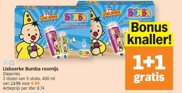 Promotie: Bumba roomijs