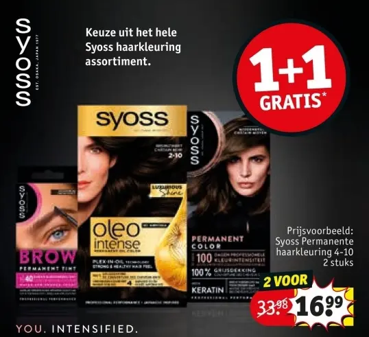 Aanbieding: Syoss haarkleuring