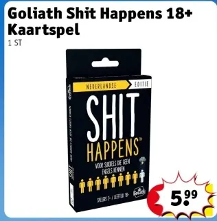Aanbieding: Shit Happens 18+ Kaartspel