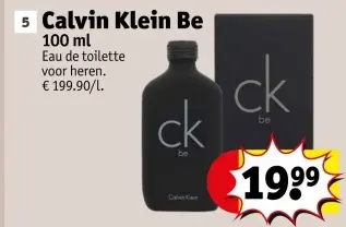 Promotie: Calvin Klein Be