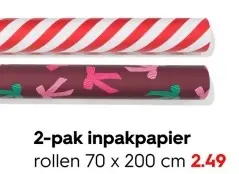 Aanbieding: inpakpapier