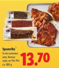 Aanbieding: Spareribs