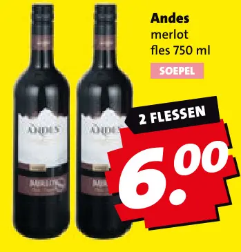 Aanbieding: Andes Merlot
