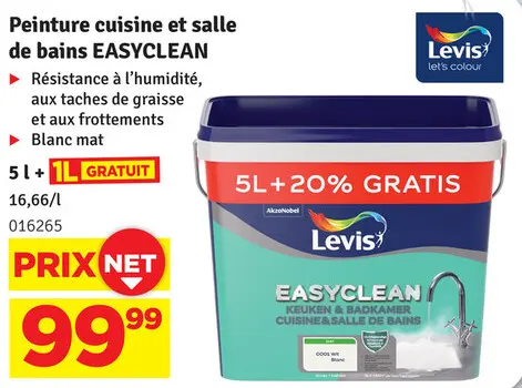 Offre: Peinture cuisine et salle de bains EASYCLEAN