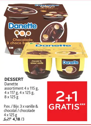 Offre: Danette assortiment