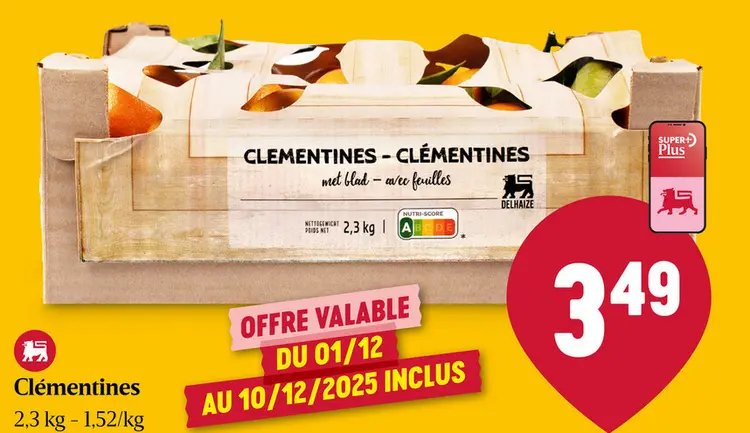 Offre: Clementines - clémentines