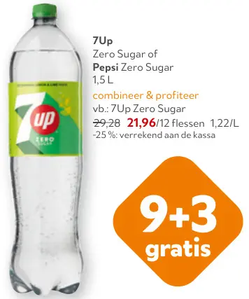 Promotie: Zero Sugar of Pepsi Zero Sugar