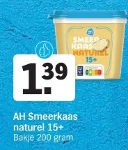 Aanbieding: Smeerkaas naturel 15+