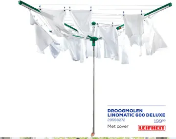 Aanbieding: DROOGMOLEN LINOMATIC 600 DELUXE