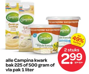 Aanbieding: Campina kwark