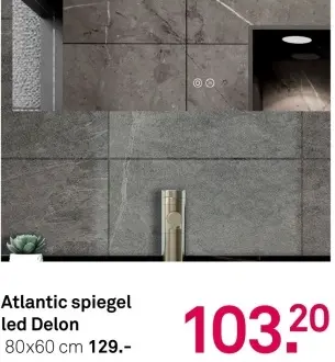 Aanbieding: Atlantic spiegel led Delon