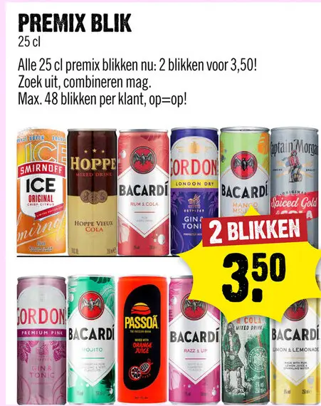 Aanbieding: Premix blik