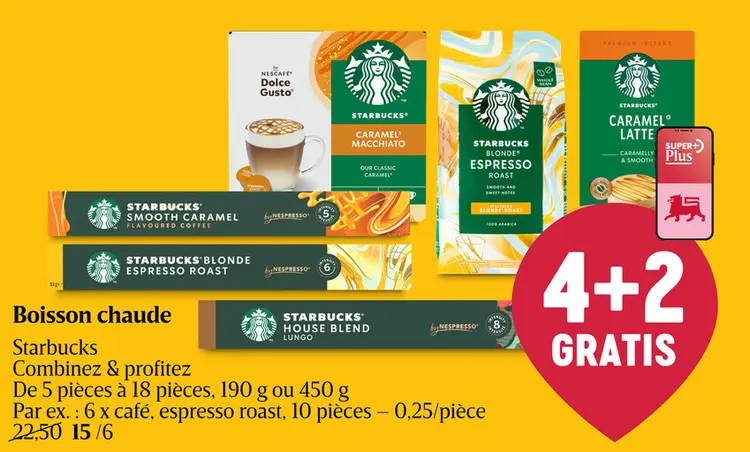 Offre: Starbucks