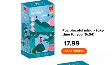 Aanbieding: Puz pieceful mind - take time for you