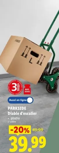 Offre: Diable d'escalier