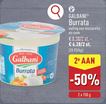 Promotie: Burrata