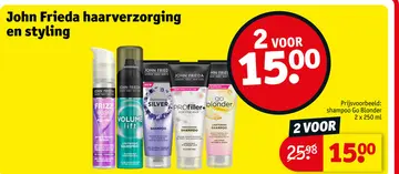Aanbieding: John Frieda haarverzorging en styling