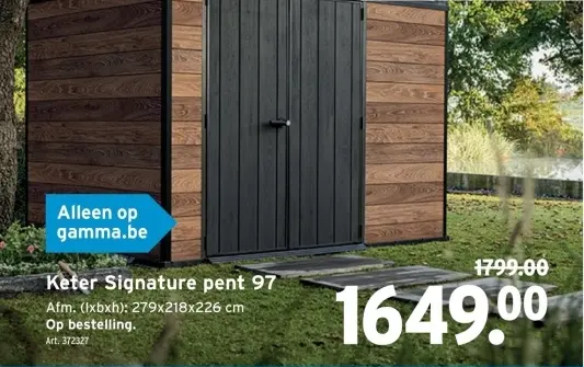 Promotie: Keter Signature pent 97