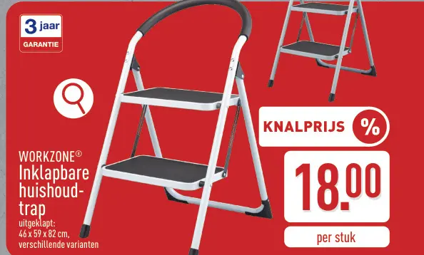 Promotie: Inklapbare huishoudtrap